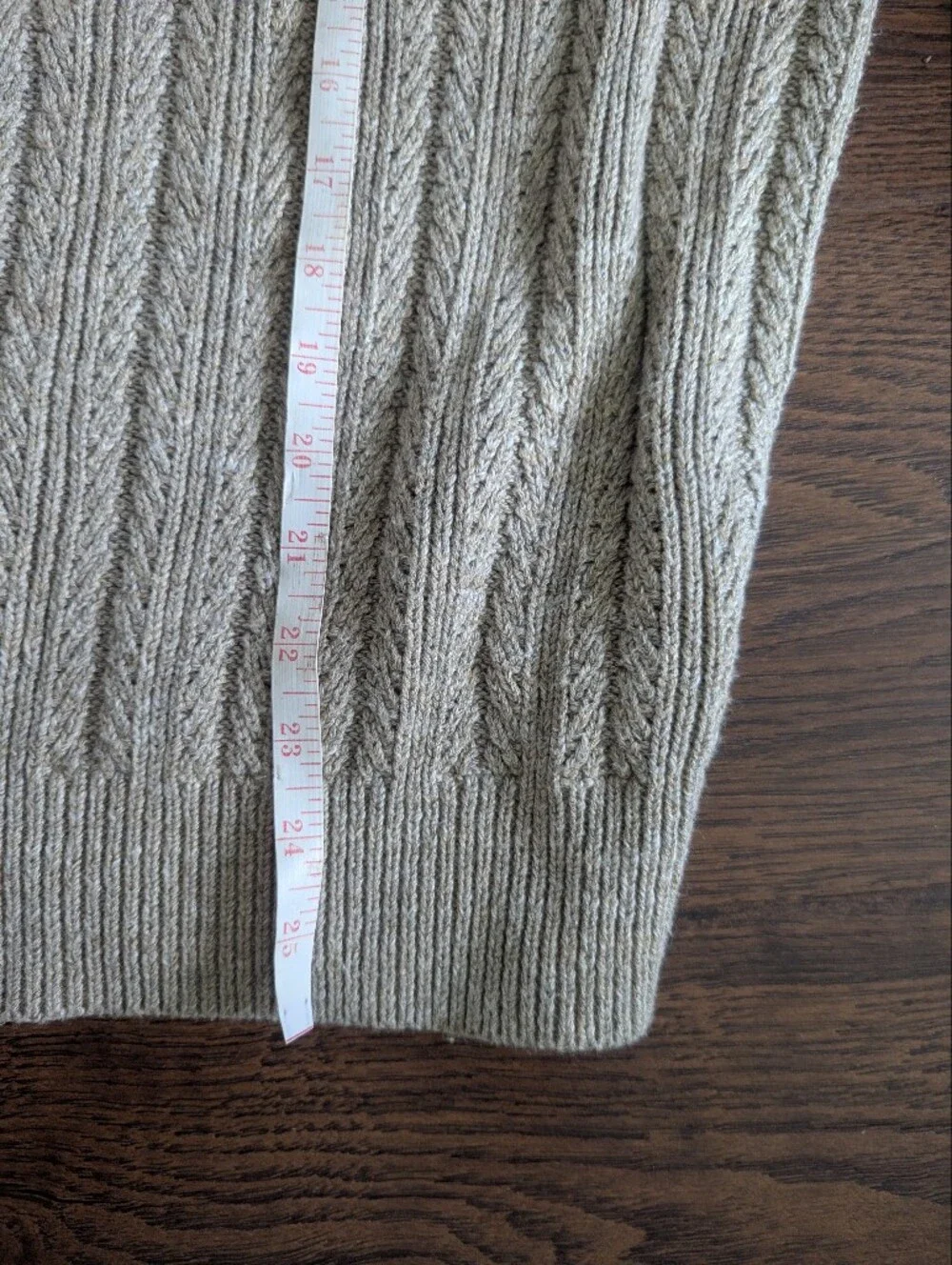 J Crew Mens Chunky Knit Sweater Size Large Grandpa Core Fisherman Fall Winter